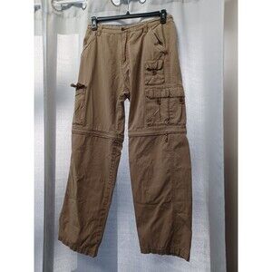VTG Plugg Convertible Pants Mens 32/34 Rave‎ Baggy Skate Y2K 2000s Cargo Grunge